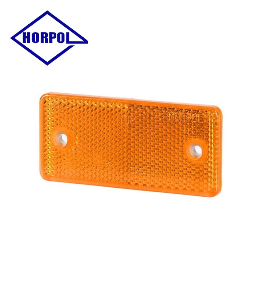 [CT0027UO] Horpol catadioptre rectangle orange