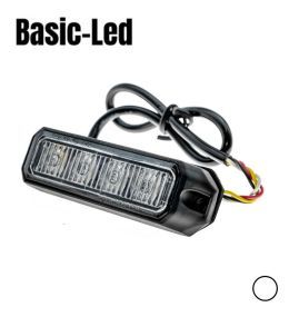 [F0025W1] Basic Led Flash 4 Led blanc