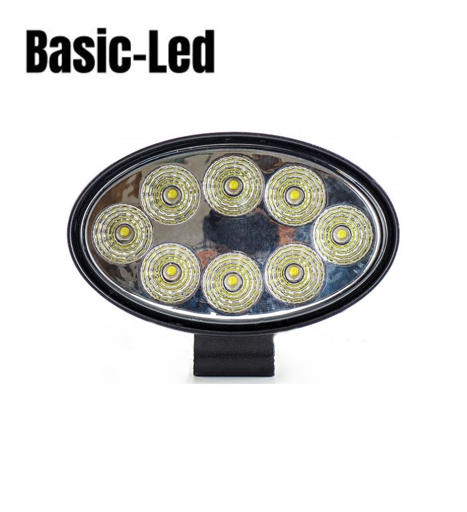Basic Led Phare de travail oval 24W